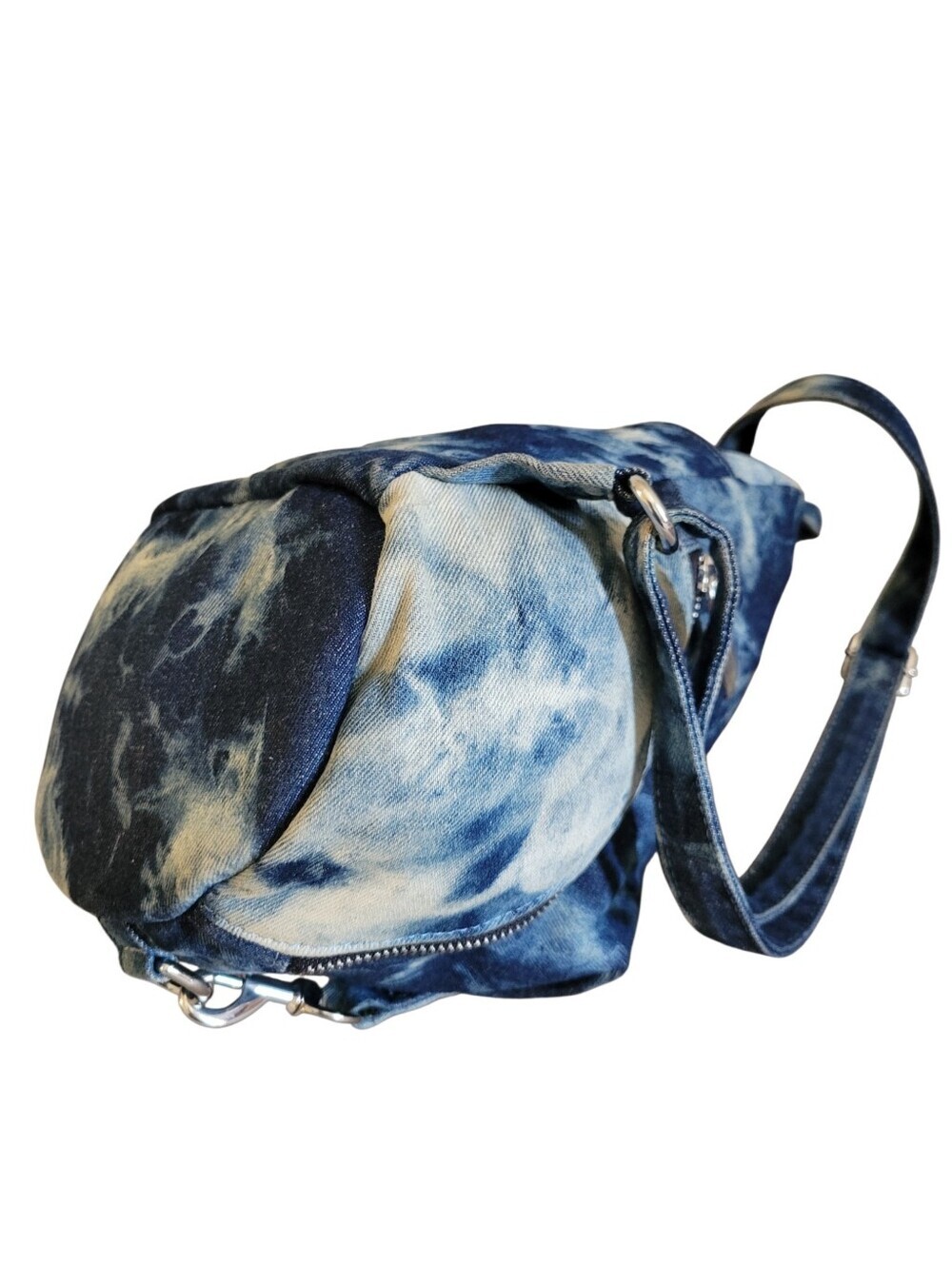 Rebecca Minkoff Denim Blue Washed Women's Backpack - Picture 11 of 16